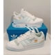 thumbnail image 1 of New Men's Adi-das Originals Forum Low Shoes “White/Almost Blue” Size 11 (GW4369), 1 of 6