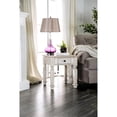 thumbnail image 7 of Furniture of America Vera Rustic Wood 1-Drawer End Table in Antique White, 7 of 7