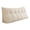 White, variant on Headboard Pillow , Triangle Pillows for Headboard, Head Board Backrest Wedge Pillow for Reading Sitting Working, Daybed Pillows with Removable Cover for Bed Dorm Sofa