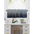 thumbnail image 5 of Valances for Windows Abstract Golden Rod Pocket Cafe Window Treatments Valance Curtains for Kitchen Bathroom Laundry Basement Windows 56"x16", 5 of 9