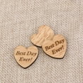 thumbnail image 6 of 50pcs Wooden Hearts Scrapbooking Embellishments Crafts with Wood Grain, 6 of 7