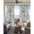 thumbnail image 4 of White Spring Floral Blackout Curtains 84 Inches Long for Bedroom, Pastoral Flowers Watercolor Thermal Insulated Room Darkening Black Out Window Curtain Panels Grommet Drapes for Living Room, 4 of 8