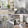 thumbnail image 3 of Boho Kitchen Rug Sets 3 Pieces, Washable Kitchen Mats for Floor, Non Slip Soft Vintage Kitchen Area Rug Floor Mat for Kitchen, Laundry Room and Hallway (Black, 20''x32''+20''x47''+20''x59''), 3 of 6