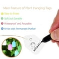 thumbnail image 3 of Visland 100PCS Plant Hanging Tags with String, Waterproof Reusable Plant Labels Tags Plant Markers Plastic Garden Signs for Plants Outdoor Garden, 3 of 7
