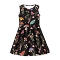 thumbnail image 3 of FOR U DESIGNS Mushroom Butterfly Tank Dresses Sleeveless Party Dress for Girls 5-6 Years Old Fashion Basic Skater Dress Soft Kids Toddler A Line Midi Sundresses, 3 of 6