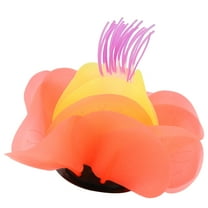 Unique Bargains Aquarium Simulation Coral Aquatic Flower Silicone Fluorescent Coral Glow Ornaments Fish Tank Red