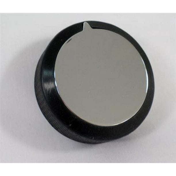 Char Broil Patio Bistro Control Knob with Chrome Front and Soft Rubber