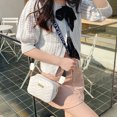 thumbnail image 1 of Bolsa Moda mujer hombro bandolera bolso de cuero casual pequeño bolso (blanco) JShteea Para Estrenar, 1 of 8