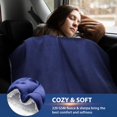 thumbnail image 4 of 12-Volt Heated Car Blanket with 6 Heating Levels, 4 Hours Auto Off, Electric Blanket for Car, Truck, SUV, RV or Camping, Machine Washable, 59" X 43" (Royal Blue), 4 of 8