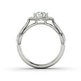 thumbnail image 4 of 1.00ctw Diamond Infinity Engagement Ring in 14k White Gold, 4 of 4