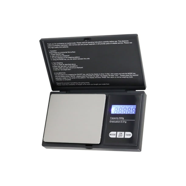 Bascula Digital Gramera 500gr Gramos Quimica Joyeria