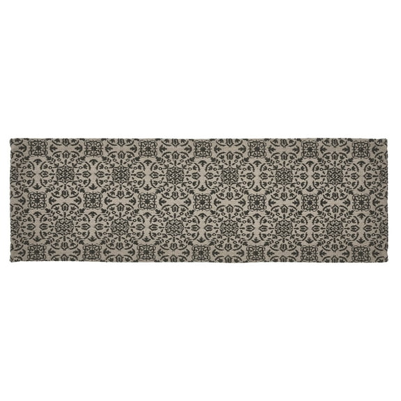 VHC Brands Runner 8x24, Cotton Dining Room, Kitchen Table Runner, Country Farmhouse Style, Custom House Collection, Rectangle 8x24, Natural