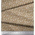 thumbnail image 2 of Soimoi Poly Georgette Fabric Dot & Leaves Printed Craft Fabric by The Yard 52 Inch Wide, 2 of 2
