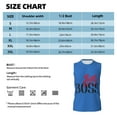 thumbnail image 6 of Bixox Men's Lady Boss Printed Shirt Sleeveless Fitness Tank Top-Large, 6 of 7