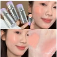 thumbnail image 1 of Cace Soft Mist Powder Blusher Liquid Low Saturation Atmosphere Korean Makeup With Brush Liquid, 1 of 8