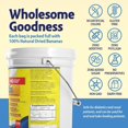thumbnail image 4 of Nana Flakes 100% Pure Banana Flakes Medical Food Powder - Decrease Fat Intake & Natural Remedy for Diarrhea & Heart Burn - Great Source of Protein & Fiber (Banana, Four Pound Tub), 4 of 7