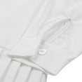 thumbnail image 5 of Blotona Woman Sexy Solid Color Shirt Dress Lapel Long Sleeve Pleated Single-Breasted Mini Dress Female Ladies Spring One-Piece Clothing, 5 of 8
