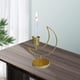 thumbnail image 3 of Candebro de candebro con forma cónica de hierro, soporte decorativo de una Oro Zulema Porta vela, 3 of 8