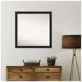 thumbnail image 2 of Amanti Art Custom Wall and Bathroom Mirror (33.25 x 33.25 in.), Midnight Black Narrow Frame, 2 of 7