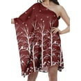 thumbnail image 3 of Moomaya Robe Maxi à une Épaule pour Femmes Imprimée Grande Taille Kaftan Robe de Plage, 3 of 6