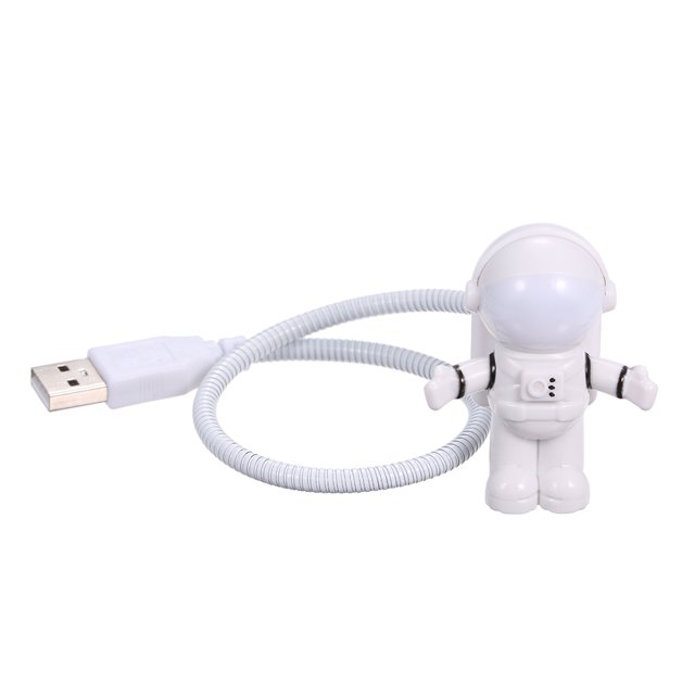 Spaceman Astronaut Shape LED Mini lámpara de teclado de luz nocturna Leyfeng Lámpara de noche