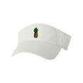 thumbnail image 1 of Adult Pineapple Embroidered Visor Dad Hat, 1 of 1
