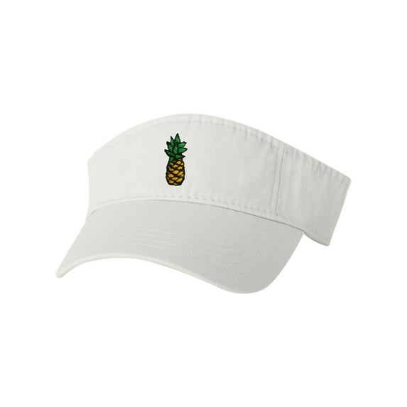Adult Pineapple Embroidered Visor Dad Hat