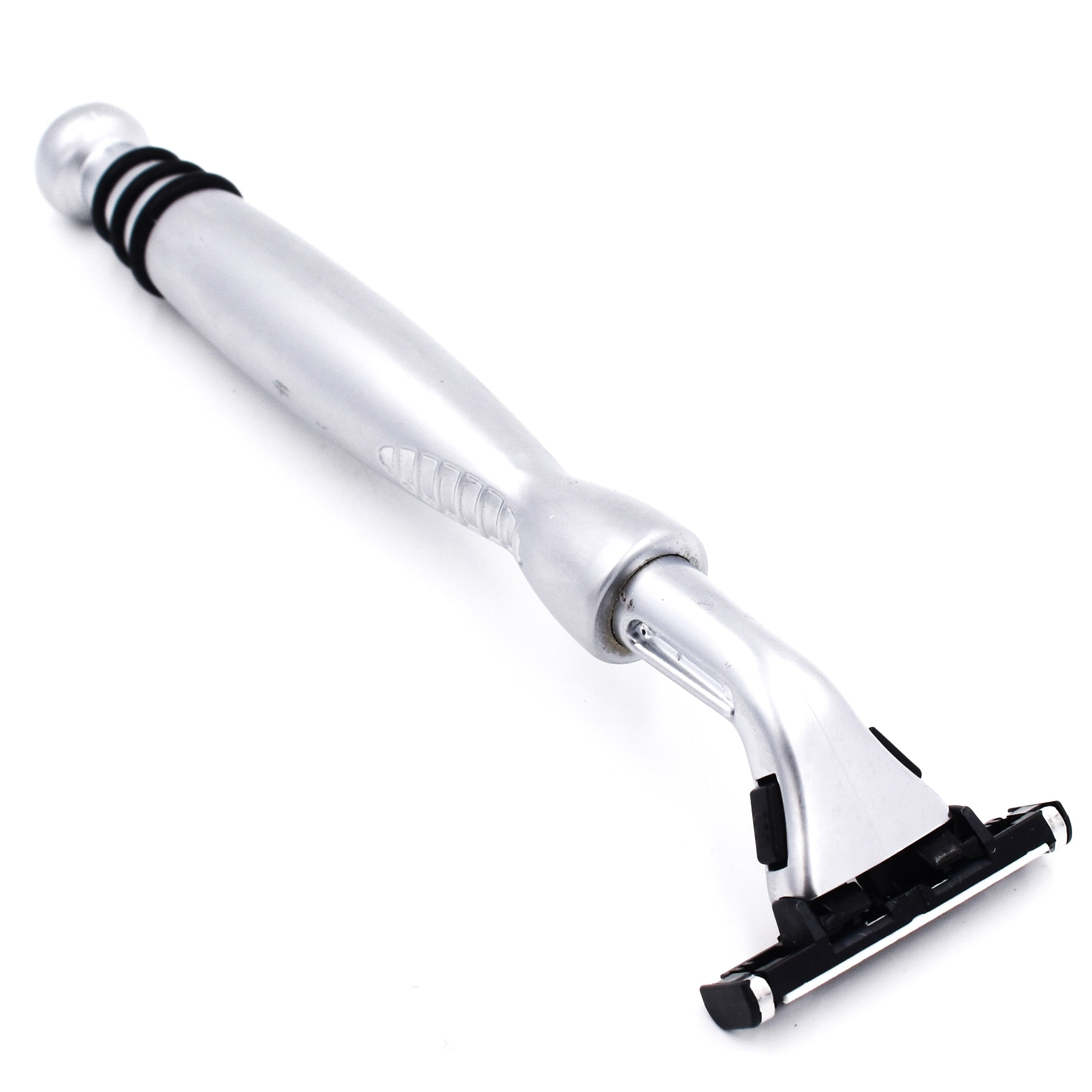 Heavyweight Chrome Razor Handle from Taconic Shave - Includes One Preloaded Razor Blade