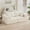Corduroy Beige, variant on DOMICARE 83'' Boneless Loveseat Sofa, Comfy Deep Seat Sectional Cloud Couch, No Assembly Chenille Love Seat for Living Room,Gramel