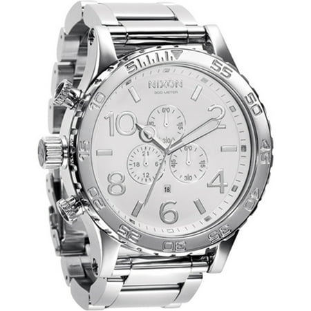 - Men's 51-30 Chrono A083488 White Stainless-Steel Quartz Watch