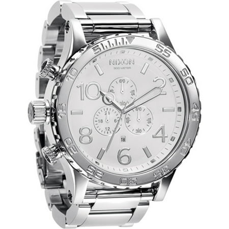 Nixon Men's 51-30 Chrono A083488 White Stainless-Steel Quartz Watch