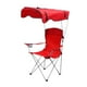 thumbnail image 3 of Silla plegable con dosel de sombra,Silla plegable portátil,Silla de playa de tela Oxford para exteriores, silla lunar para parque, patio, senderismo, Rojo, 3 of 8