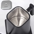 thumbnail image 3 of 1L Electric Gooseneck Kettle Teapot with Stainless Steel Inner Liner and Cover, Hot Water Boiler Heater Black US Plug, 3 of 5