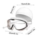 thumbnail image 2 of Gafas de natación para adultos con tapones para los oídos, set de natación antiniebla de alta definición para aguas abiertas y natación en el regazo, 2 of 4