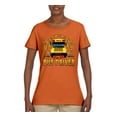 thumbnail image 2 of Wild Bobby, Transporting the Worlds Most Precious Cargo Bus Driver Cars and Trucks Womens Graphic T-Shirt, Orange, Small, 2 of 3