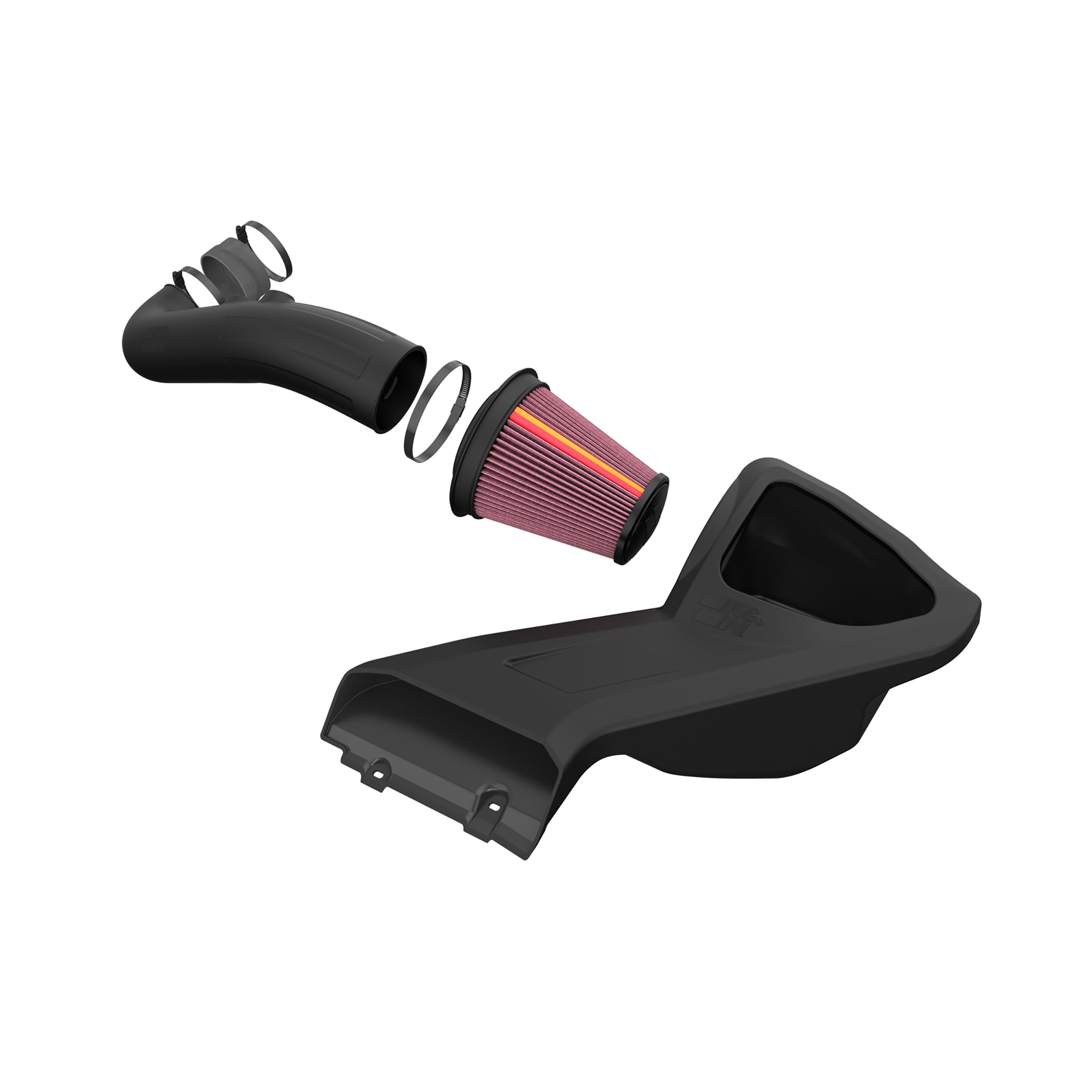 K&N Performance NextGen Cold Air Intake System: Easy Installation, Engineered to Maximize Airflow, Boost Horsepower & Torque, 50-2591