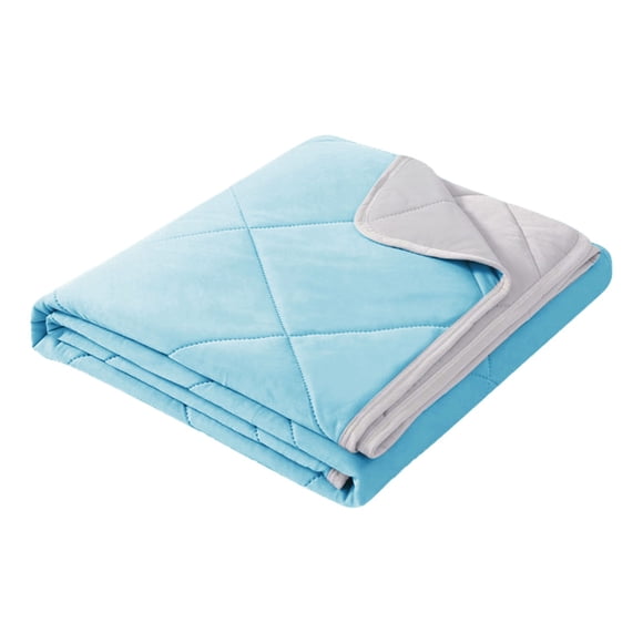 Couverture Lourde pour Dormir Couverture Glacée Parfaite Couverture Rafraîchissante d'Été pour Dormeurs Chauds et Sueurs Nocturnes Couette Double Effet Froid Couverture Rafraîchissante Fibre Douce Lavable en Machine