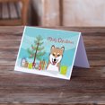 thumbnail image 2 of Christmas Tree and Shiba Inu Greeting Cards and Envelopes Pack of 8, 2 of 2