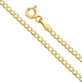 thumbnail image 5 of Cadena Italiana de 10K Imperial Jewelry estilo Cubana Calibre 2mm de 55cm, 5 of 5