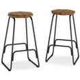 thumbnail image 1 of Orson Tabouret de Comptoir Hauteur Selle (Ensemble de 2) en Naturel, 1 of 1