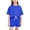 Deep Blue, variant on Girl Boy Summer Clothes Outfits Solid Color Short Sleeves Tops + Drawstring Shorts Sport Outfits Set 5-14T