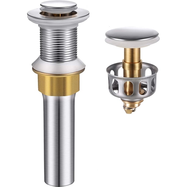 Naiovety Filtros de drenaje de rebote para lavabo Mejora de los accesorios del tapón de empuje Juegos de accesorios de baño Con Agujero Naiovety HA061224-01