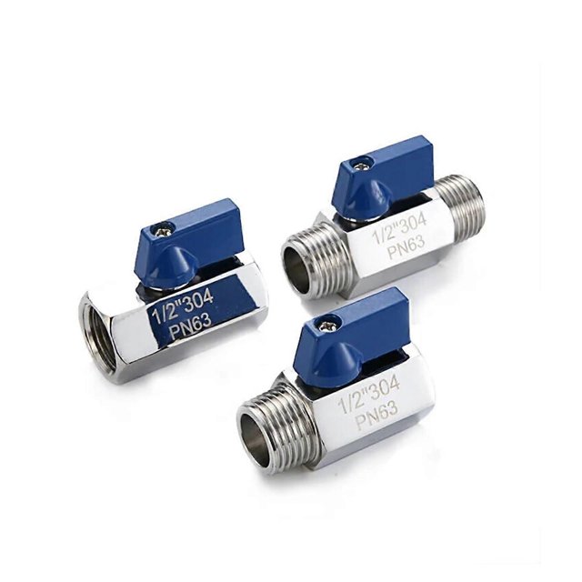 1/8' 1/4' 3/8' 1/2' 3/4' 1' B1S1P Female Male Stainless Steel for Way Ball Valve(3/4',MaleMale)