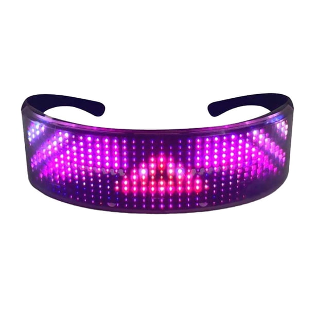 Gafas con luz LED para fiestas y Halloween: ¡las gafas de sol brillan en la oscuridad!
