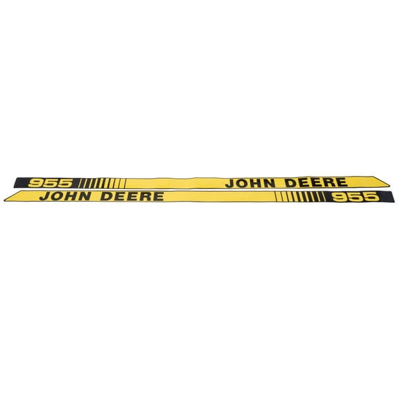 John Deere Hood Trim Decal Set - M93664 M93665 - 955