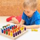 thumbnail image 5 of Juguetes De Materiales Montessori, Juegos Educativos, Bloques De Enchufe De Cilindro, Juguetes De Matemáticas De Madera, Juguetes Educativos Para Edades Tempranas Para Niños Minnieouse FN002414-00, 5 of 6