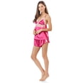 thumbnail image 3 of Ashford & Brooks Women's Satin Cami and Shorts Pajama Set, 3 of 5