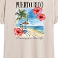 thumbnail image 3 of Instant Message - Puerto Rico Beach Relaxed Fit T-Shirt, 3 of 6