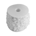 thumbnail image 3 of 60m/roll 8+3mm Artificial Pearl DIY Ornaments Beads Curtain Wedding Festival Party Decor White, 3 of 3