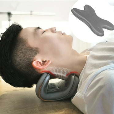 Cozyhealth Heated Neck Stretcher With Graphene Heating - Cervical Traction Pillow For Neck Pain & TMJ Relief